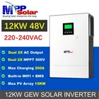 12kw 48v 230v MPP solar inverter DUAL MPPT 500vdc PV input wifi Tariff included