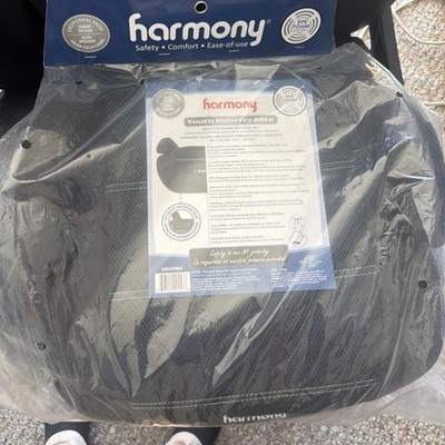 Harmony Youth Booster Elite Car Seat. Belt-Positioning Booster Seat 40-110 LBS.