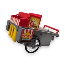 Playmobil Accessories Snack Truck Hot Dog Cart Sausage Stand Vending Cart Market
