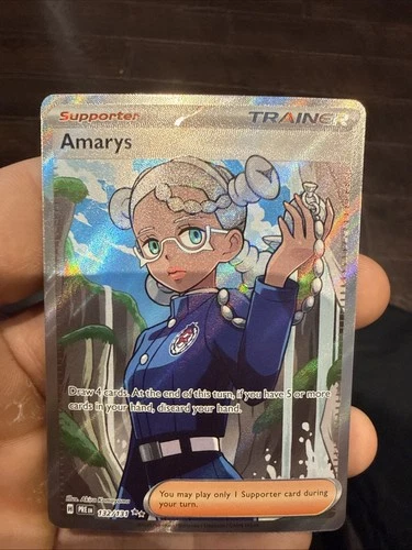 Amarys 132/131 ULTRA RARE HOLO Prismatic Evolutions FULL ART Pokemon English Nm