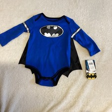 New DC Comics Batman One Piece Infant Birthday,Halloween size 6-9 M NWT