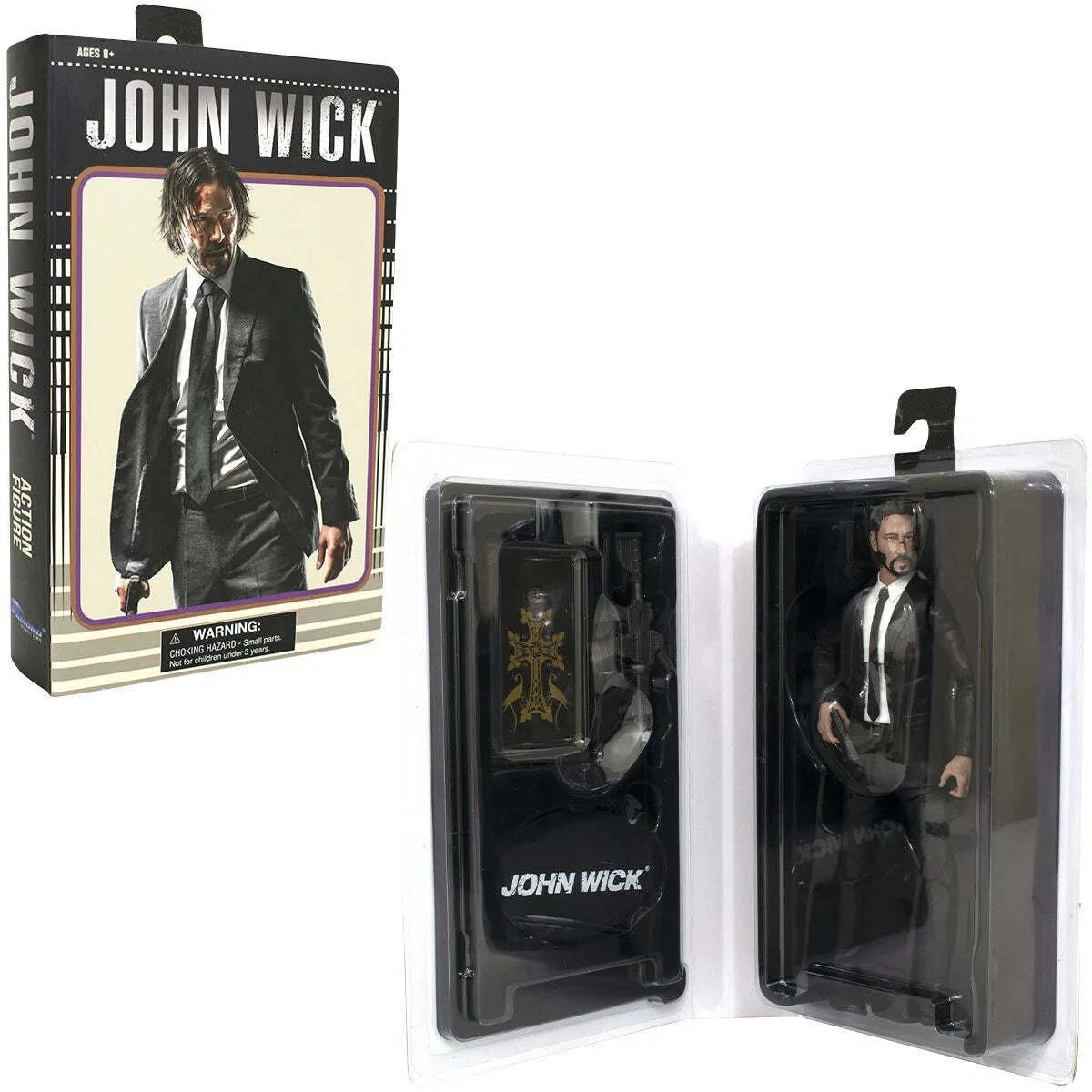 John Wick Movies-JOHN WICK VHS Boxed Action Figure -SDCC 2022 Previews Exclusive