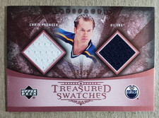 2005-06 Upper Deck Artifacts Chris Pronger Game Used Dual Jersey /15 Oilers
