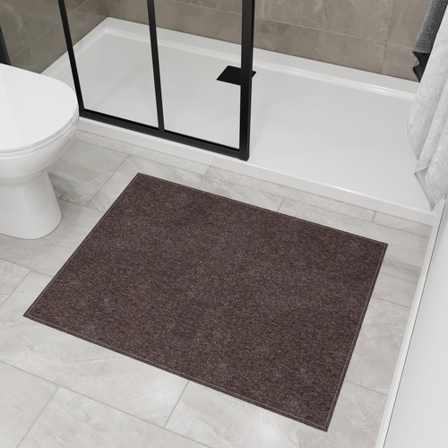 1'10" x 3' Ultra-Thin Entryway Rug - Durable Non-Slip Mat for High-Traffic Ar...