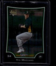 Vin Mazzaro 09 Bowman Draft Picks & Prospects XFractors /199 Athletics RC #BDP53
