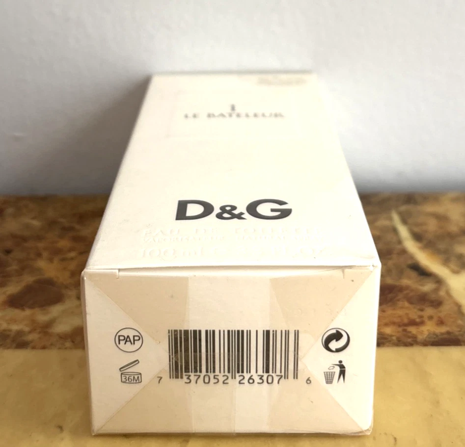 D&G Le Bateleur #1 por Dolce & Gabbana 3,3 OZ eau de parfum spray hombres sellado vintage *2009 Foto 3 de 3