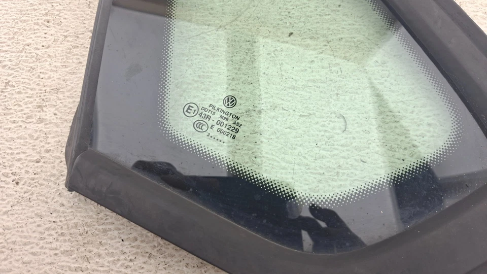 2012-2019 Volkswagen Passat Rear Left Quarter Window Glass OEM - Image 3 of 4