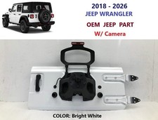 2018-2026 Jeep Wrangler Rear Back Door Tailgate Shell Liftgate Bright White 1 2018-2026 Jeep Wrangler Rear Back Door Tailgate Shell Liftgate Bright White 1