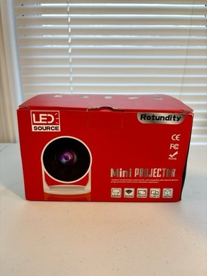Rotundity Mini Projector Wi-Fi Ready Wired & Wireless Alimentation USB TFT LCD