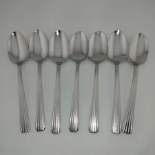 International Insico USA Silverware Supreme Stainless Flatware Lot of Lg Spoons