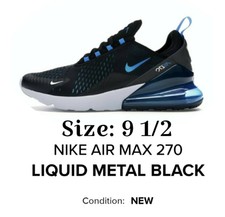 nike air max 270 liquid metal black