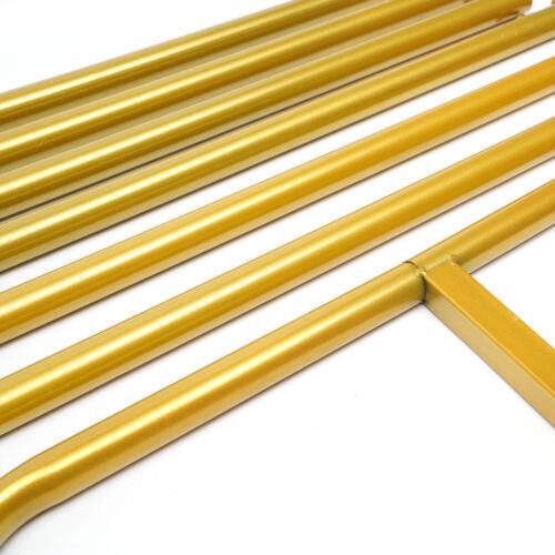 Metal Wedding Arch Frame Gold Iron Garden Party Stand Backdrop Flower Display - Picture 9 of 16