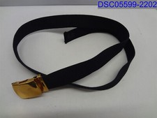 Rothco Military Web Belt Military Hiking Black Belt With Gold Buckle