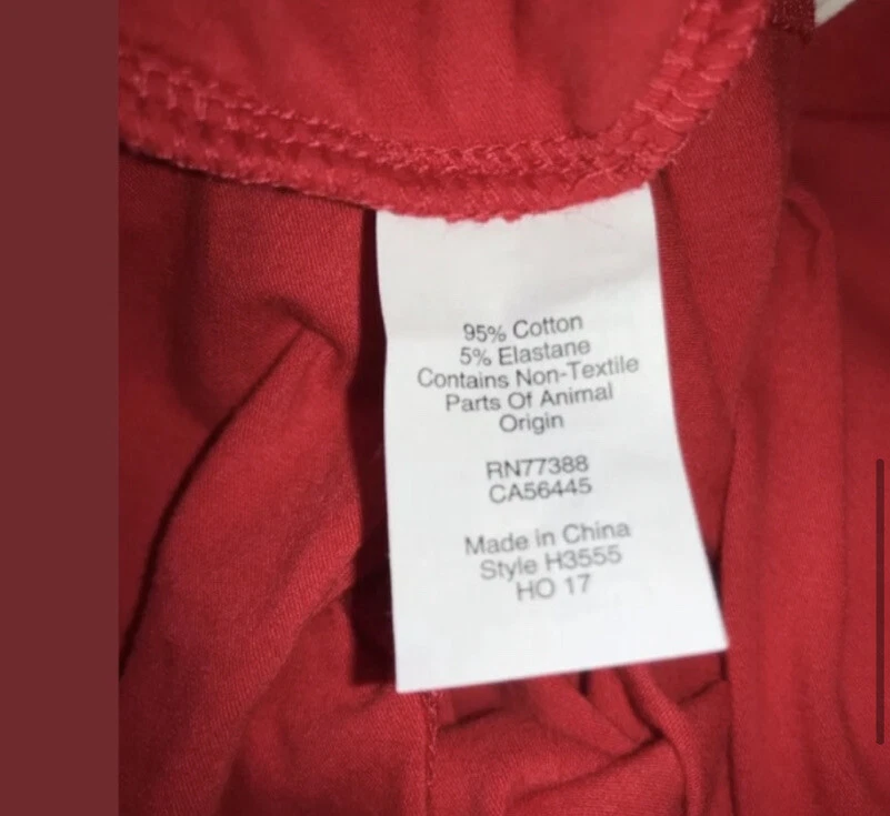 Pijama largo John de algodón rojo J Crew grande de una pieza PJ reno Navidad Foto 4 de 4