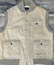 Vintage Corduroy Utility Vest Sportswear by Country Touch Quilted Size Medium
