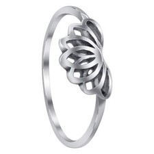 Flower Filigree 925 Sterling Silver Ring
