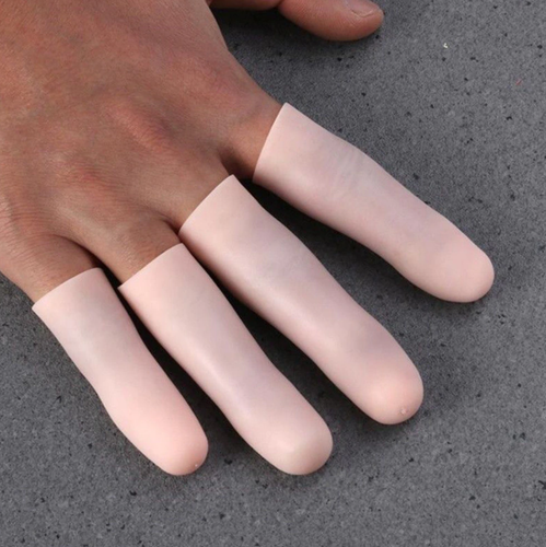 Finger Gel Silicone Protector Cover Toe Protectors Cap Caps Bunion Corrector Cot - Picture 3 of 5