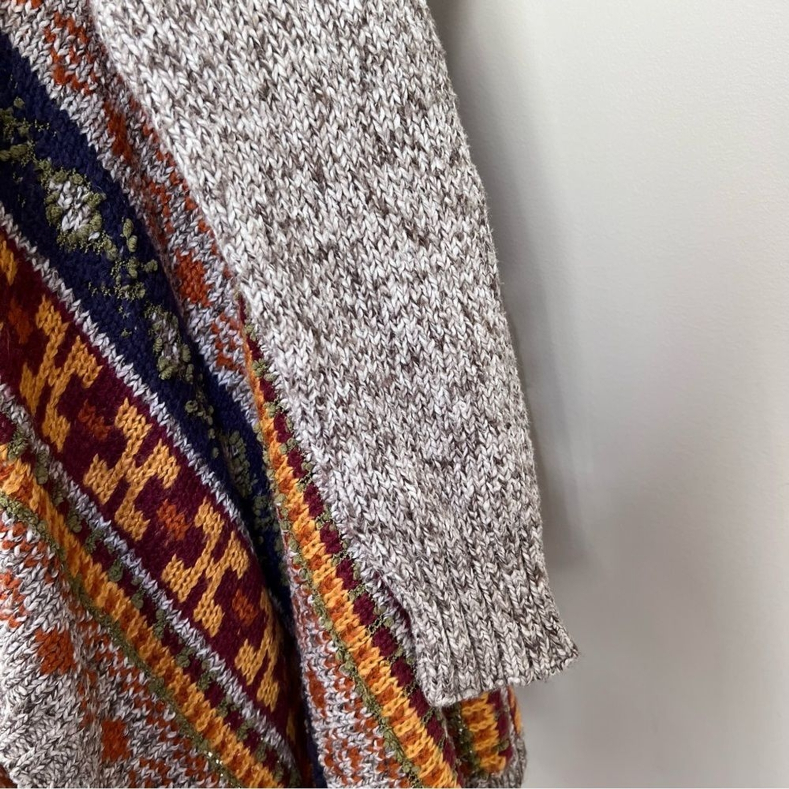 Natural Reflections Open Front Chunky Cardigan Si… - image 3