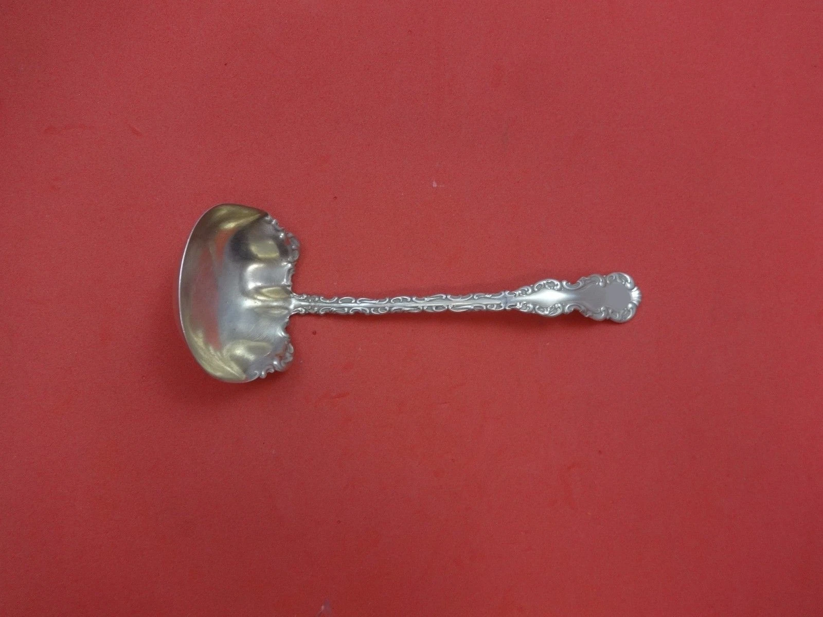 Louis XV by Whiting Sterling Silver Sauce Ladle Gold Washed 6" Serving
Opens in a new window or tab