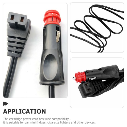 Car Refrigerator Power Cord Cooler Replacement Cable Mini Fridge Adapter - Zdjęcie 4 z 12