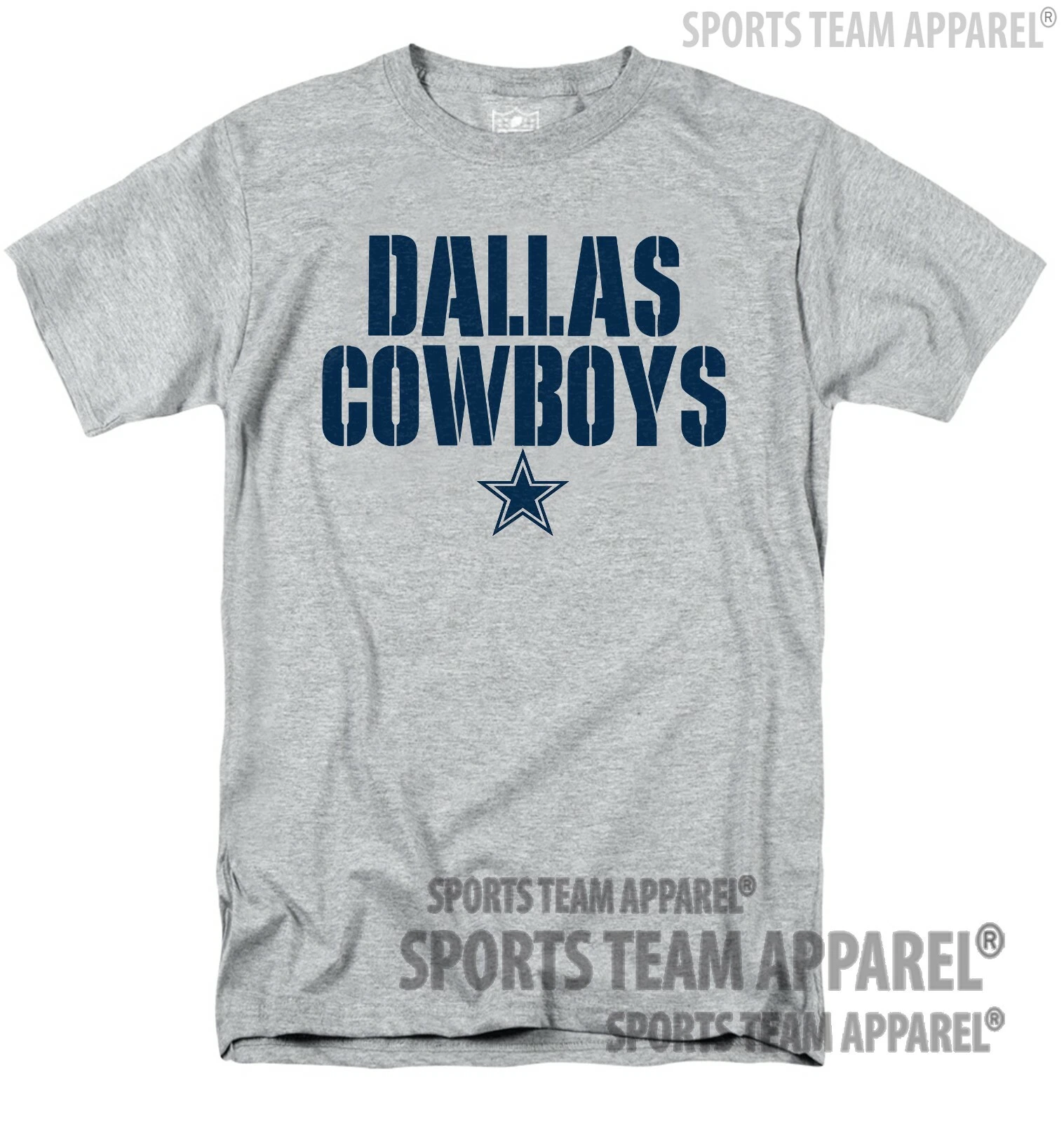 Dallas Cowboys Grey and Blue T-Shirt