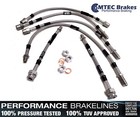 Tuyau De Frein En Acier Tressé Zincé MTEC Performance Vauxhall Astra H VXR 04-12