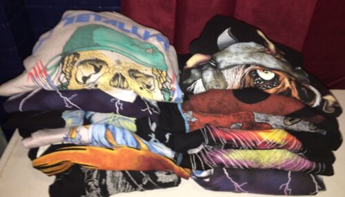 Metallica lot Of 12 SHIRT SHIRTS ALL 2XL XXL MASTER CREEPING KILL'EM USED 2-SIDE - Picture 1 of 24