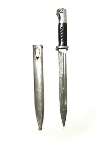 WW2 German Matching #s Chromed Bayonet - WKC 1940 - Picture 1 of 8
