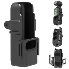 1/4" Screw Hole Mount Case Cover Frame with 2x Cold Shoes for DJI Osmo Pocket 3