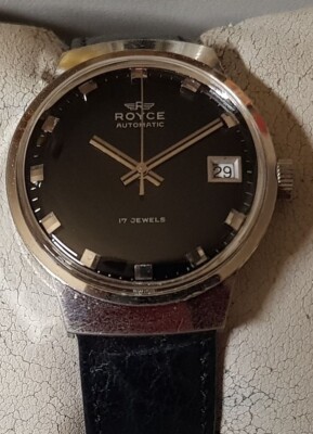 Vintage Automatic Armbanduhr Royce   Cal. AS 1903   mit Datum