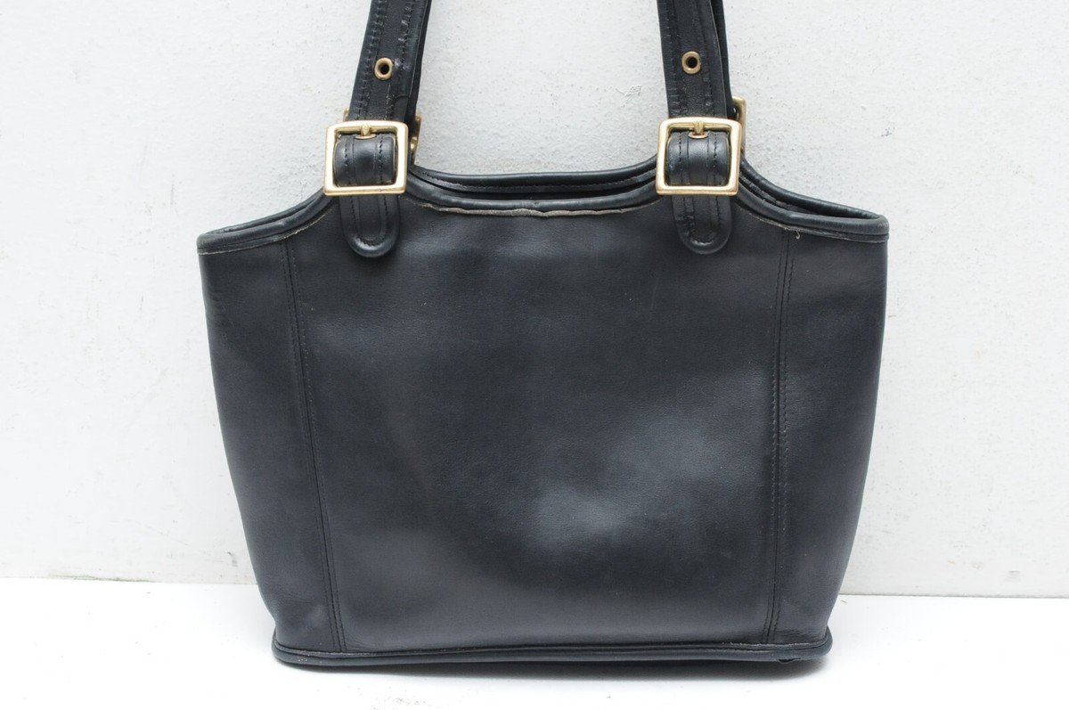 Vintage Coach Black Legacy Shopper Bag Tote Purse 9086 BROKEN Vintage Coach Black Legacy Shopper Bag Tote Purse 9086 BROKEN