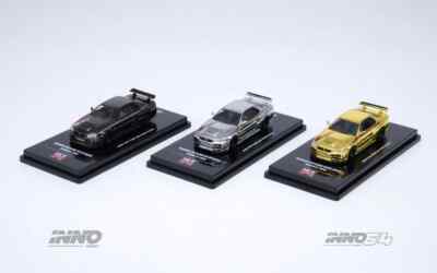 INNO64 Hobby Expo China 2023 Exclusive Chrome Nissan Skyline GTR