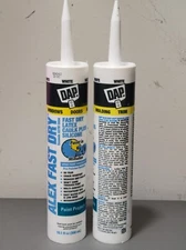 2x DAP ALEX FAST DRY Latex Caulk Plus Silicone - 10.1 oz White