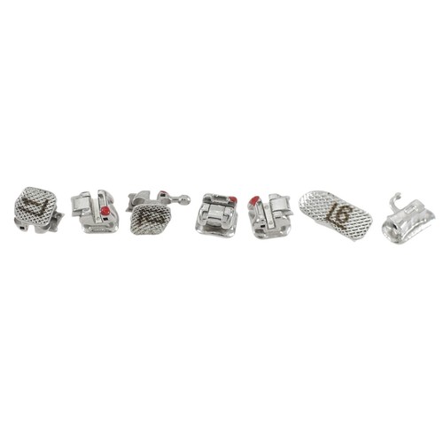 Orthodontic Passive Active Self-Ligating Brackets Ceramic Metal Roth MBT 0.022 - Picture 30 of 120