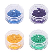 Disposable Plastic Wave Shape Dental Wedges Teeth Wedge Tooth Gap 100 Pcs