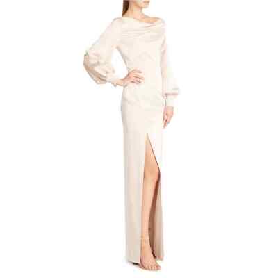 Theia Sylvie Bishop-Sleeve Gown. Size 12 | eBay