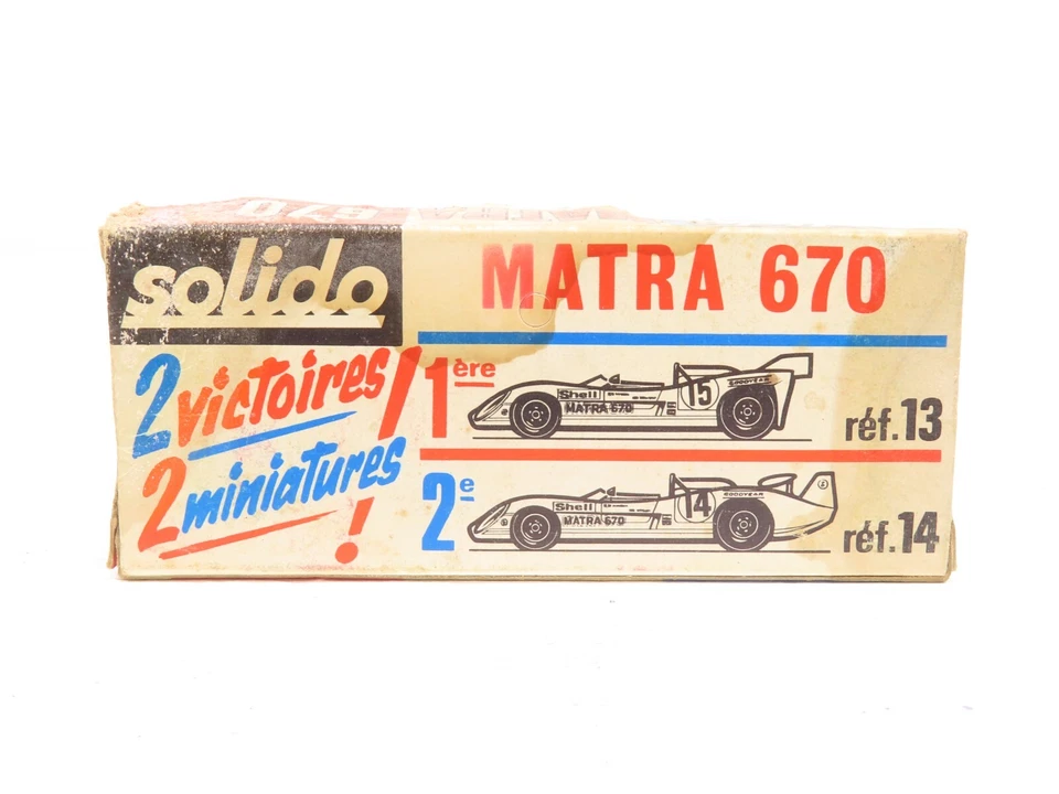 Solido 13 Vintage Matra SIMCA 670 LeMans in Box - Image 2 of 3