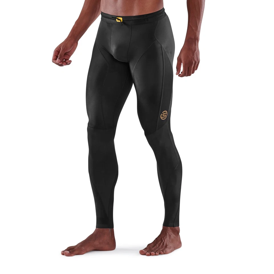 DEAL | Skins Series-5 Mens Compression Long Tights (Black) - Image 3 of 4