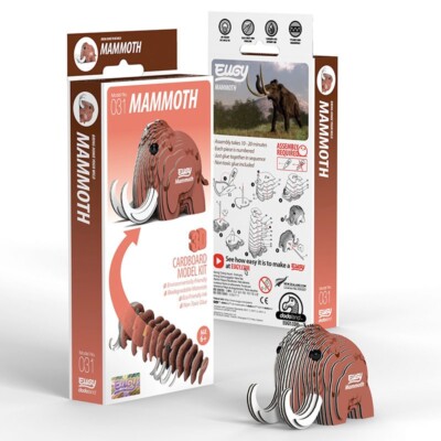 Mammoth 3D Cardboard Model Kit Eugy New