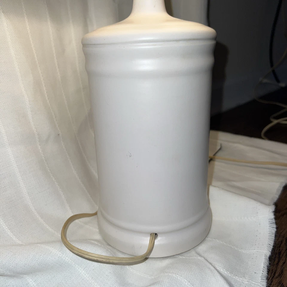 Lámpara de mesa vintage de cebolla azul porcelana hoja blanca azul, encanto de casa, jardín Foto 4 de 4