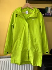 Nike Storm-fit Hooded Jacket Sportswear Woven Parka Atomic Bright Green Raincoat