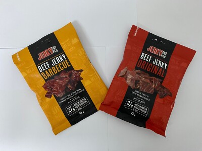 Beef Jerky   High Protein Content   Savory And Natural Snack 45g