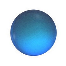 Stained Glass Supplies - JEWEL-18mm RND-TURQUOISE 3349
