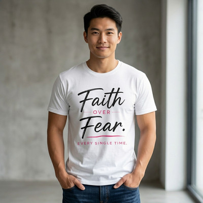 Faith Over Fear. Every Single Time. T-Shirt