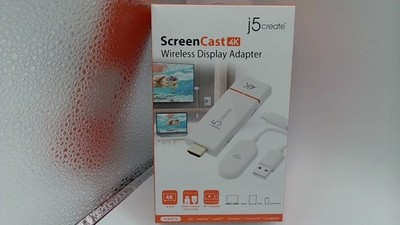 J5create - ScreenCast 4K Wireless Display Adapter - White