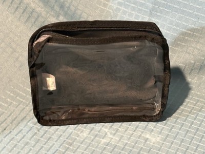 Thirty-One Get Creative Rectangle Pouch 569A Charcoal Crosshatch