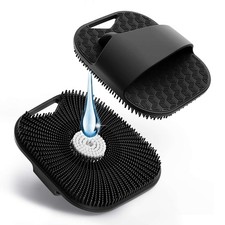 Silicone Body Scrubber for Men Friendly Shower Body Scrubber for Sensitive Sk