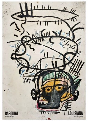 Jean-Michel Basquiat Ohne Titel (Kopf) 1982-3 extra großes Poster 