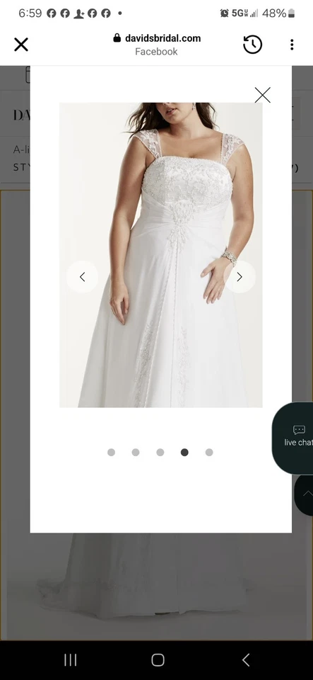 大码28W婚纱礼服 — 第 3/3 张图片