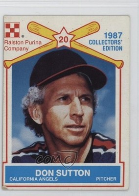 1987 Ralston Purina Collector's Edition Food Issue Don Sutton #6 HOF sh7
